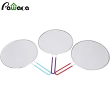 Смазка разбрызгиватель экрана из нержавеющей стали разбрызгиватель с ручкой PP анти смазка брызг ожога для сковороды инструменты для приготовления пищи