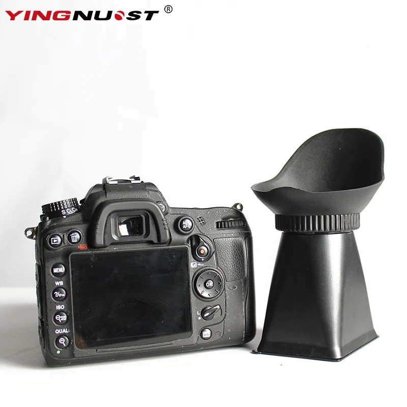 2.8x 3" V6 LCD Viewfinder Loupes Magnifier Viewer Extender Hood For