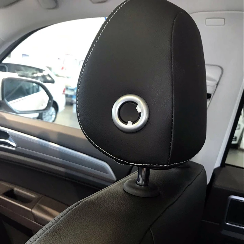 Автостайлинг! Автомобильный подголовник ABS Interrior с регулировкой крышки отделка 2