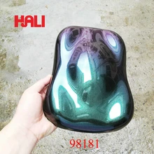 Хамелеон Пигмент Цвет Флип слюдяной пигмент, пункт: 98181,1 лот = 10 грамм, цвет: голубой/синий/фиолетовый/красный