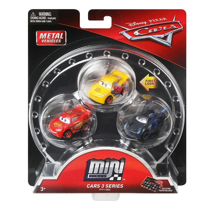 Pixar 3 10 шт. набор 1: 64 модель Автомобильная игрушка из мультфильма Джексон литье под