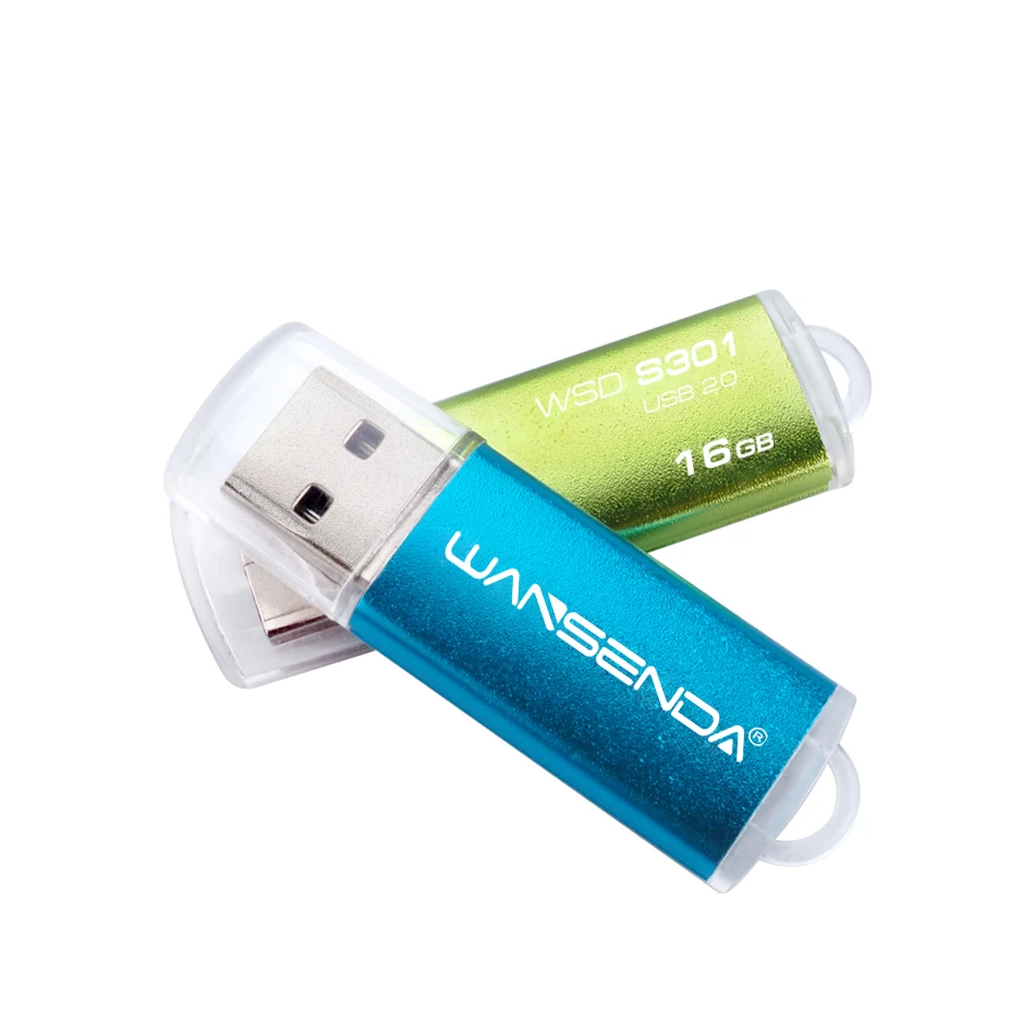 Wansenda USB флеш накопитель 100% реальная емкость 2 0 4 ГБ 8 16 32 64 128 256 ГБ|USB флэш-накопители|