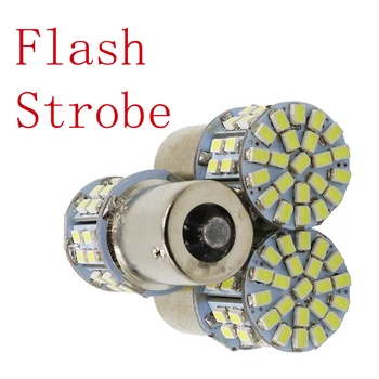 

YSY 100X Strobe Flash Super Bright 1156 50SMD 1206 12V High Quality 50Led Car Brake Light Turn Signals Rear Parking Reverse Lamp
