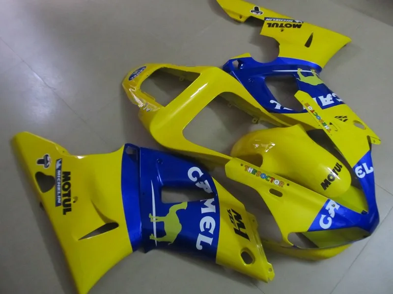Набор обтекателей мотоцикла для YAMAHA YZFR1 98 99 YZF R1 1998 1999 YZF1000 yzfr1 ABS синий желтый