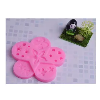 

DIY Flower Pendant DIY Keychain Earrings Mold Resin Casing Jewelry Making Tools