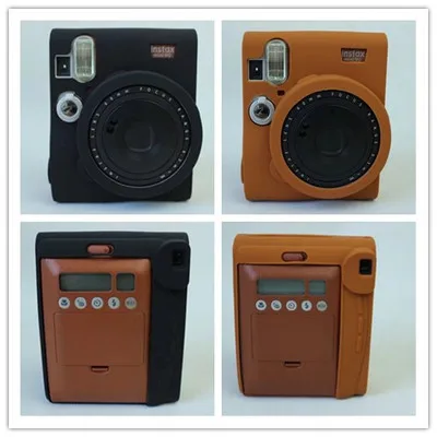 Мягкий силиконовый резиновый чехол для Fujifilm Instax Mini 90 mini90 защитный чехол для камеры