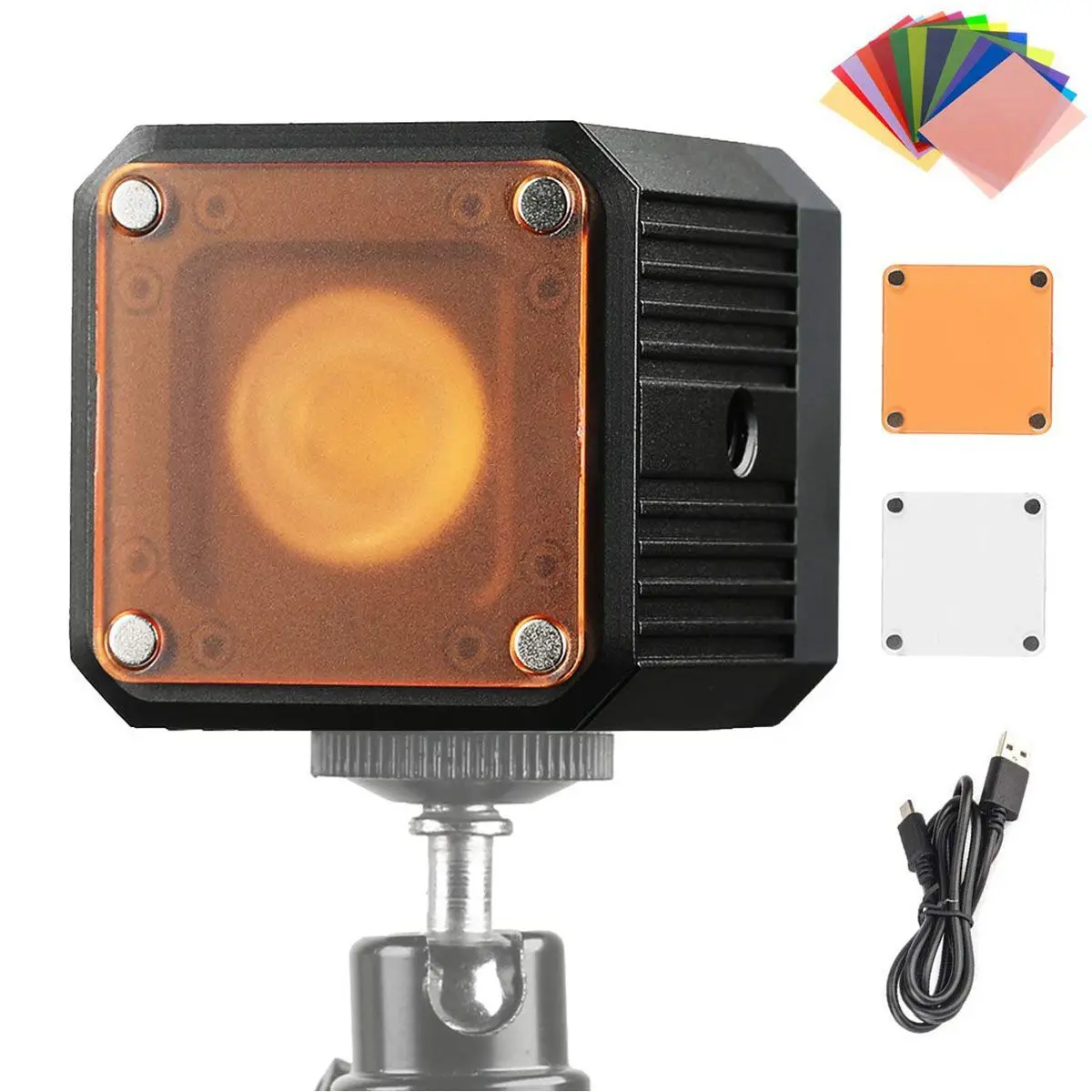 

COB-LED Versatile Mini Light, 2400LUX Regular Hexahedron, Waterproof & Falling Resistance, 1600mAh Upto 12 Hours Using, Magnet