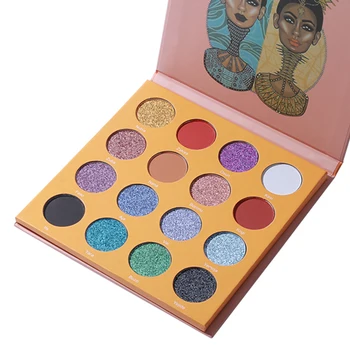 

Brand Shimmer Matte Silky Eyeshadow Palette Glitter Diamond Pigmented Eye Shadow Powder Makeup Nude Natural Smoky Eyeshadow