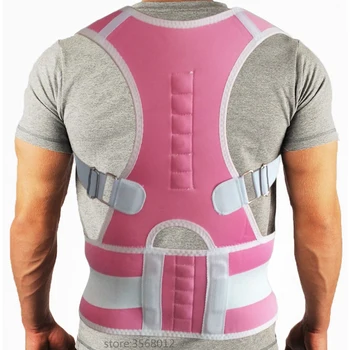 

Magnetic Back Braces Lumbar Support Belts For Steoporosis Thoracic Muscular Injures Elastic Adjustable Lower Back Support Belts