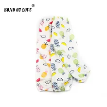 Штаны для новорожденных; одежда для детей с принтом ананаса; Длинные свободные штаны для маленьких мальчиков и девочек; хлопковая одежда для детей