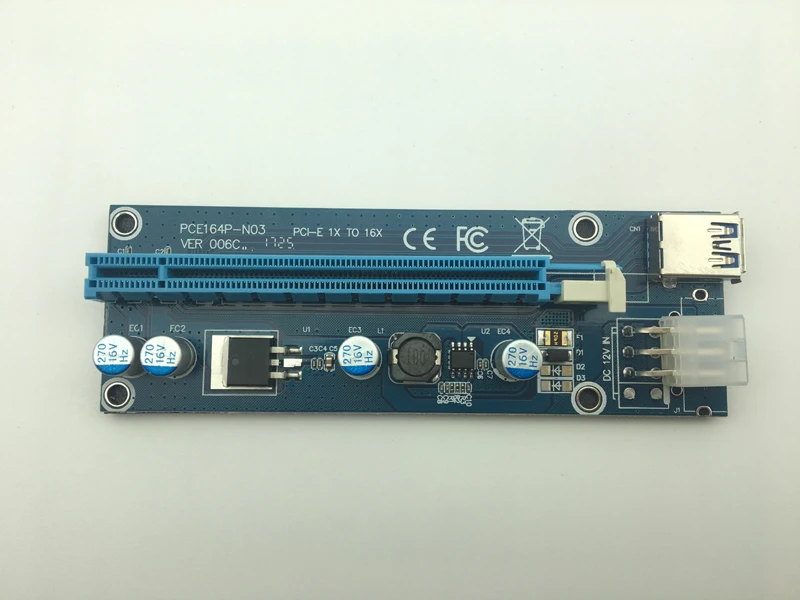60 см USB 3 0 Mini PCI-E к PCIe PCI Express 1x до 16x Райзер-карта адаптер SATA 6-контактный кабель