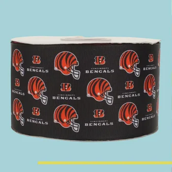 

3" inch 75 mm 7.5cm sports printed grosgrain ribbons for party decoration