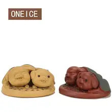 Чай Yixing Play tea Pet Play поросенок "Счастливчик" украшение глиняный Чай Аксессуары для домашних животных