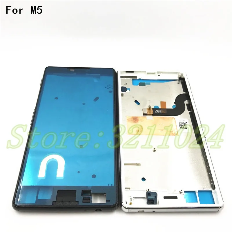 

Good quality For Sony Xperia M5 E5603 E5606 E5653 E5633 E5643 E5663 Front Frame Bezel Housing LCD Screen Holder Frame Parts