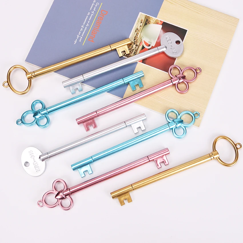 1PC Key Gel Pen Kawaii School Supplies Office Stationary Cute Signing Pens Student Learning Stationery religious signing