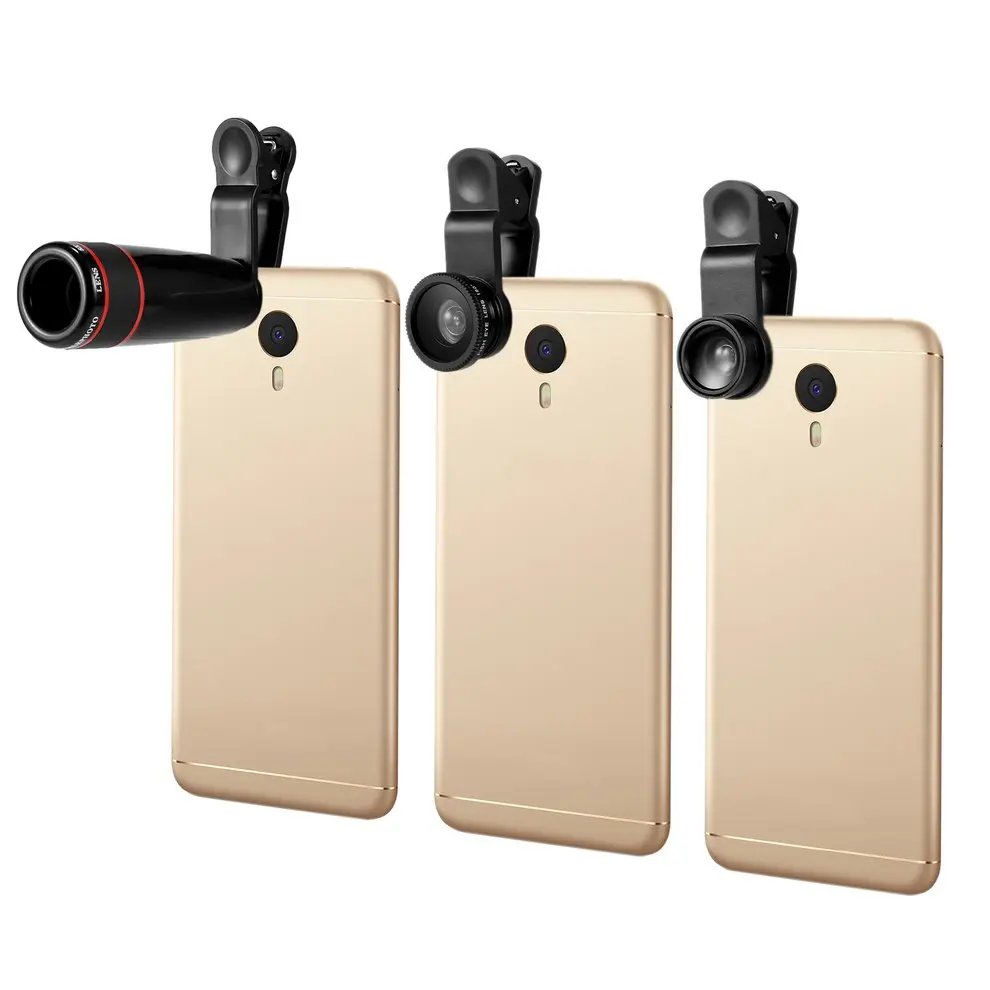 

Newest All in 1 Professional Mobile Phone Camera Lens Set Phone Camera Top Travel Kit Mobile Phone Lens