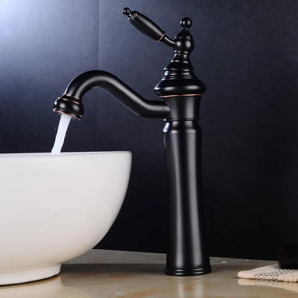 

OUYASHI traditional basin faucet single handle single hole deck mounted countertop water tap