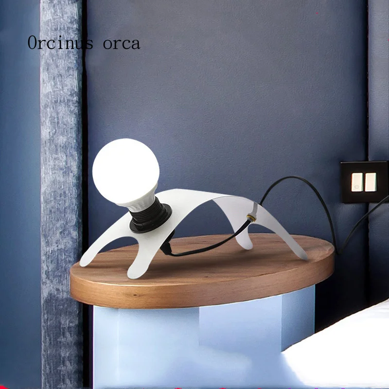 

Nordic modern minimalist puppy desk lamp learning desk lamp originality individuality LED reading lamp free shipping