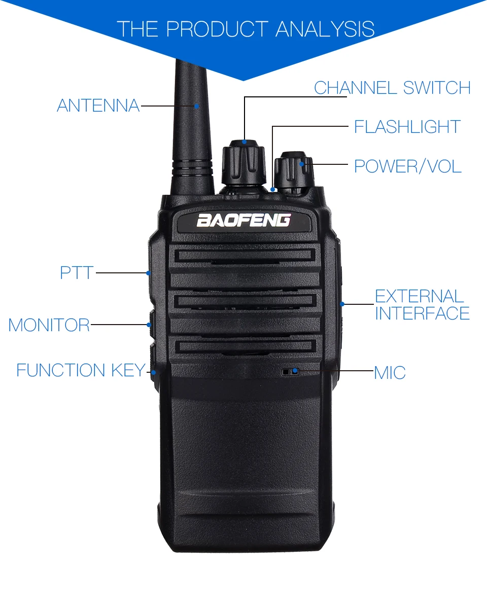 BaoFeng UV-62 Walkie Talkie Портативный Мобильная рация PTT 5 Вт 128CH UHF DTFM VOX 1750 Гц Тон FM VOX 1800 мАч UV62 CB радио переговорные