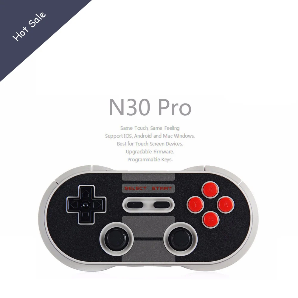 

8Bitdo N30 Pro Finger Spinner Wireless Bluetooth Controller Dual Classic Joystick for Android Gamepad PC Mac Linux Gift