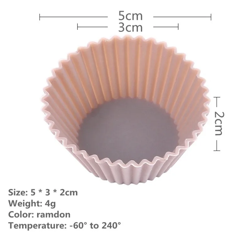 6 шт 5 см, для свадебного украшения силиконовая форма для печенья, Маффинов Выпечка кекса блюда для тортов кухонные Инструменты для декорирования Еда A013