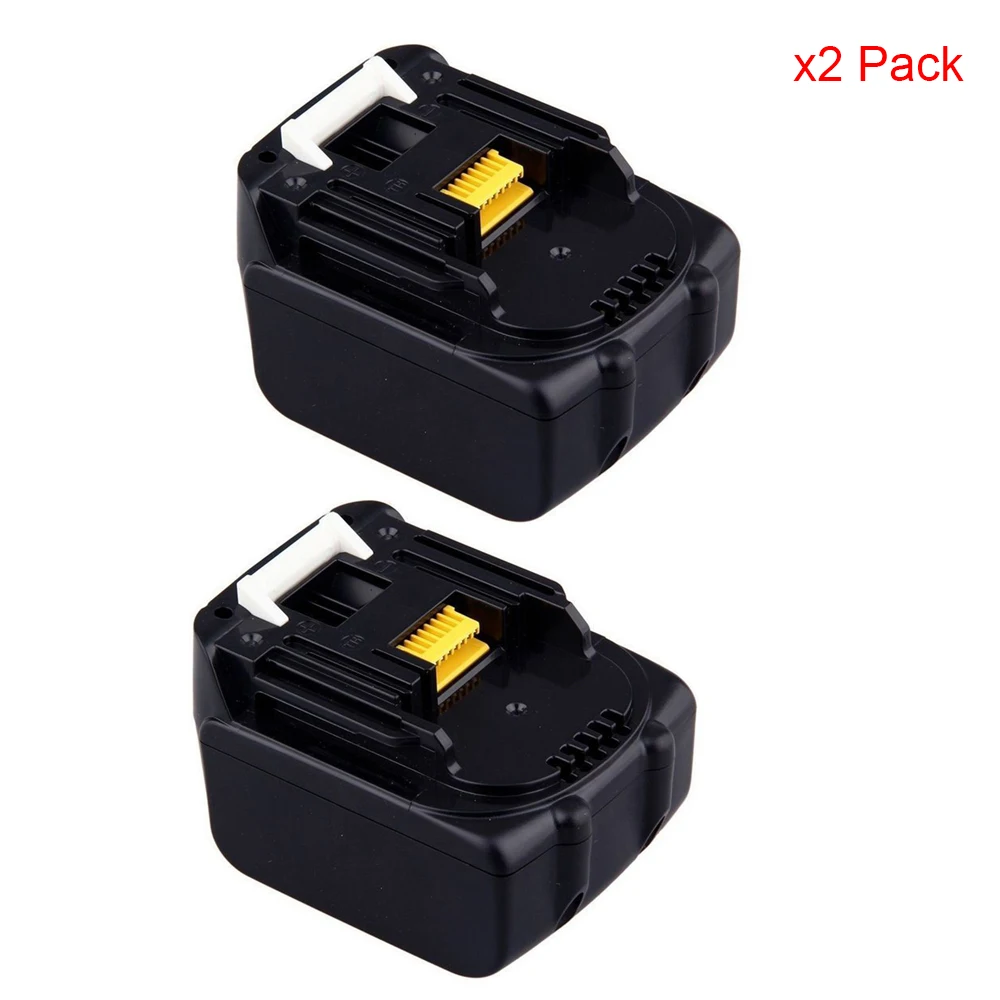

2pcs/lot High Quality 14.4V 1500mAh Power Tool Battery for Makita BL1415 194065-3 DA340DRF BDF343 Cordless Drill