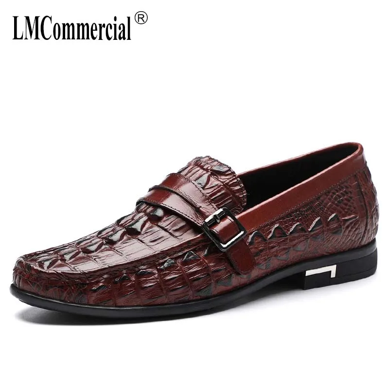 

summer Genuine Leather cowhide British men casual natural leather loafers designer shoes men high quality Driving shoes soft