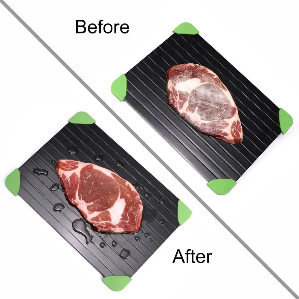 Fast Defrosting Tray Thaw Frozen Food Meat Fruit Quick Defrosting Plate Board Defrost Kitchen Gadget Tool Fast Defrosting Tray Thaw Frozen Food Meat Fruit Quick Defrosting Plate Board Defrost Kitchen Gadget Tool