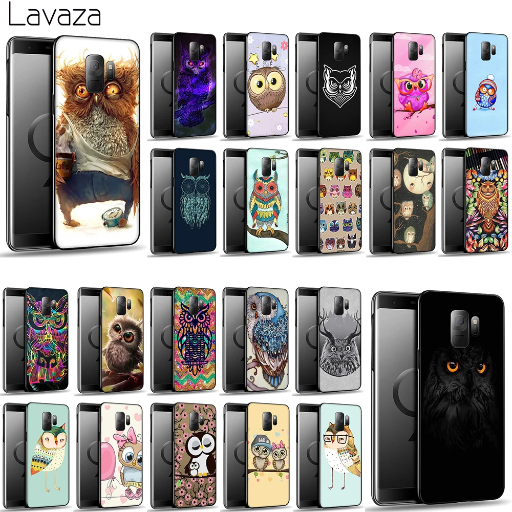 Lavaza Animal Owl Soft TPU Case Cover for Samsung Galaxy S8 S9 S10 Plus S10e A6 A8 A9 J6 2018 Silicone Cases | Мобильные телефоны и
