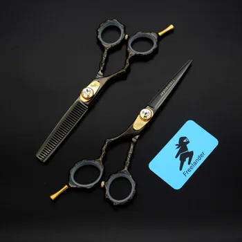 

5.5 inches Straight & Teeth Scissors - Left Handed