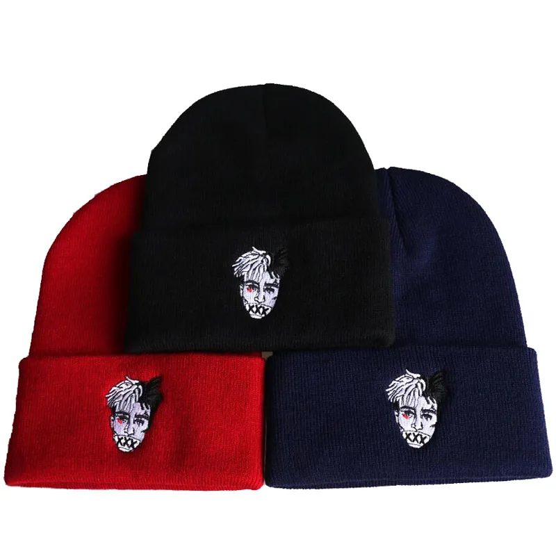 Высокое качество xxxtentacion дреды очень повседневные шапочки для мужчин и женщин