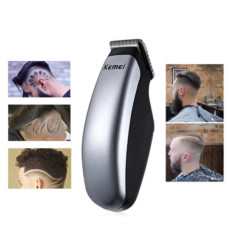 

DIDIHOU Kemei Design Battery Hair Clipper Mini Hair Trimmer Cutting Machine Beard Barber Razor For Men Style Tools Electric
