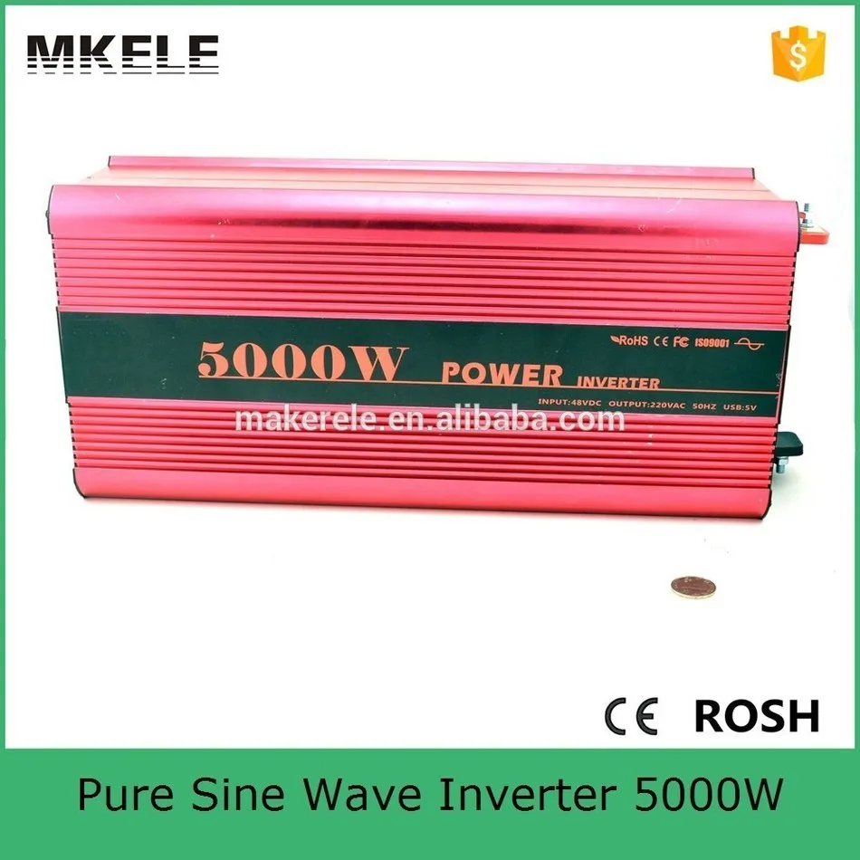 MKP5000-242R pure sine wave form power inverter dc to ac inverter 12/24v dc 220v/230v ac inverter 5kva solar without charger