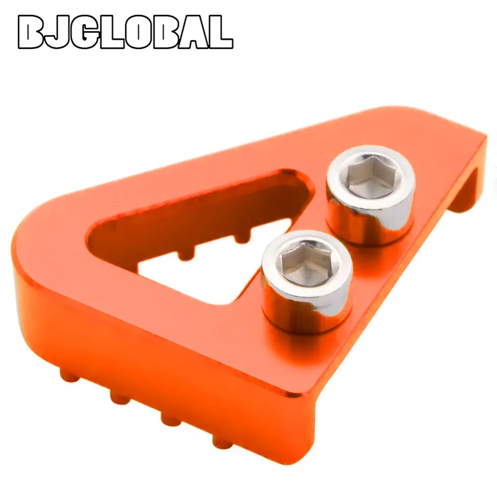 

BJGLOBAL CNC Motorcycle Rear Brake Pedal Step Plate Tip For KTM 690 950 990 125-530cc SUPERMOTOR ENDURO DUKE