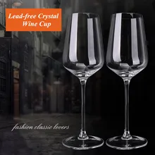 Европейский ручной работы прозрачный 100 мл бокал для вина Bordeaux Bubble оригинальность прозрачное бессвинцовое Хрустальное стекло