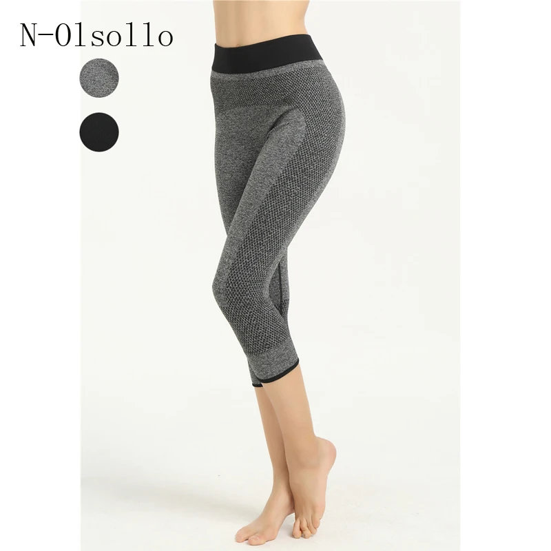 

2016 Novelty Woman Sporting Clothes Workout Fitness Usa Apparel Seamless Short Leggings High Waist Leggins Jogger Legins