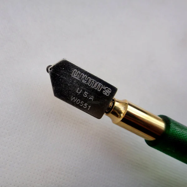 New 2-19mm Diamond glass cutter Tipped Glass Cutter Plastic Handle Oil Feed Cutting Tools  W0551 2