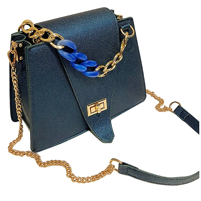 

Acrylic Chain Shoulder Bags Women Individuality Women Bags Female Acrylic Shoulder Strap Messenger Bags