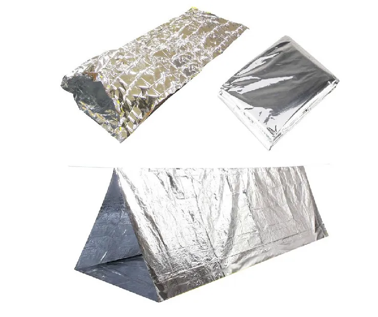 Portable Folding Emergency Camping Shelter Tent Outdoor Survival Camping Shelter Tent for Fishing Camping Hiking 