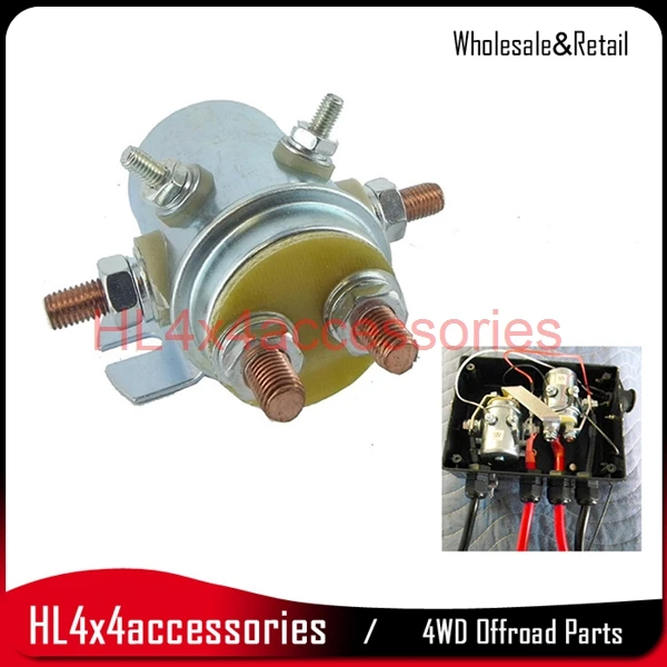 4x4 Winch Relay Output Winch Reversing Solenoid Relay 200a