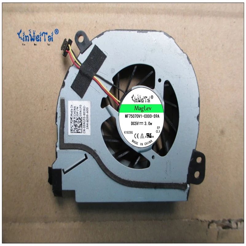

Охлаждающий вентилятор для Dell 5N1F0 Vostro 3460 V3460 14R Turbo 14TD 14R-1728 14TR-2728B 5420 7420 KSB06105HA-BK30 DFS541305LHT 05N1F0