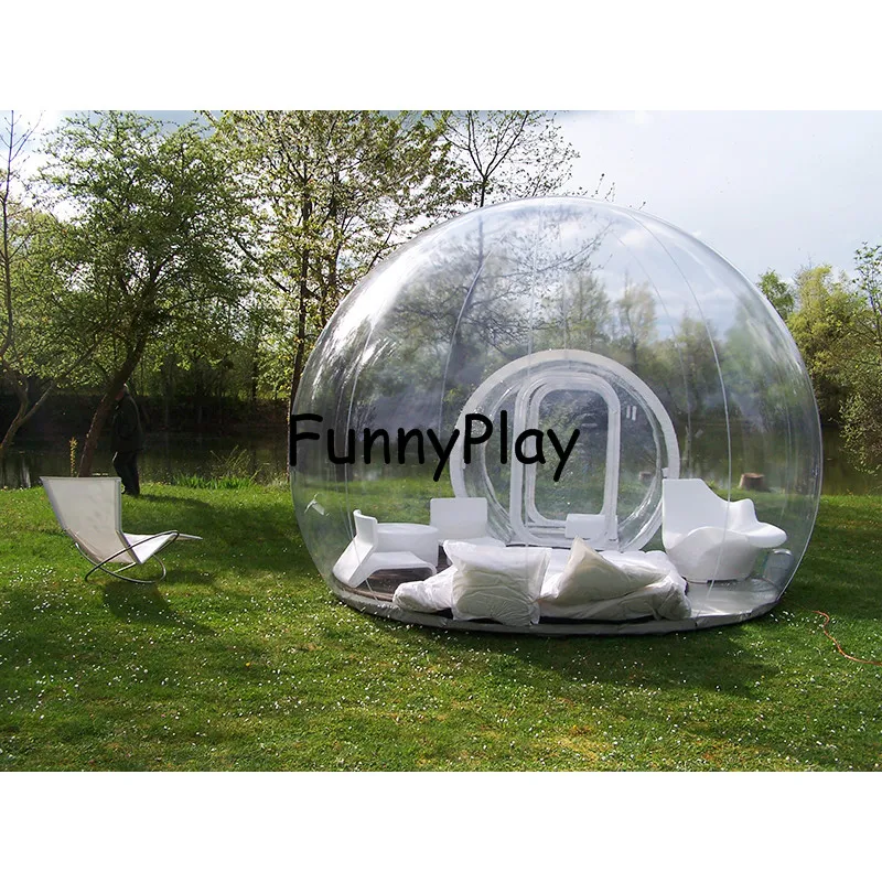 single tunnel inflatable bubble camping tent1