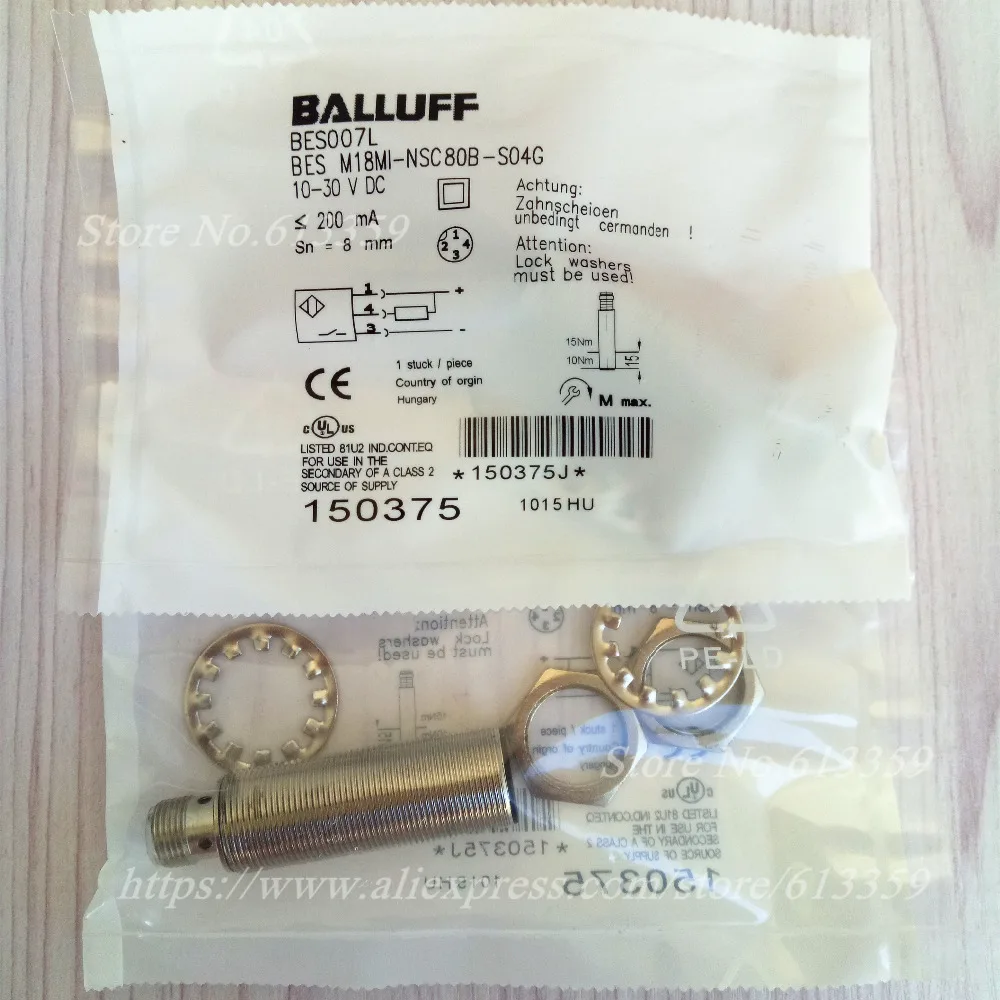 BES M18MI-NSC80B-S04G M18MI-PSC80B-S04G Balluff Proximity Switch Sensor New High-Quality | Электронные компоненты и