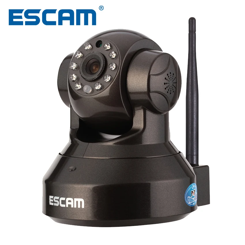 

ESCAM Pearl QF100 mini WIFI IP Camera HISILICON 3518E Chipest HD 1.0Mega 720P H.264 Onvif Night Vision Security CCTV Dome Camera