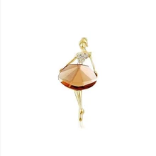P5 Accessories bling gem brooch ballet girl fashion elegant brooch p1002