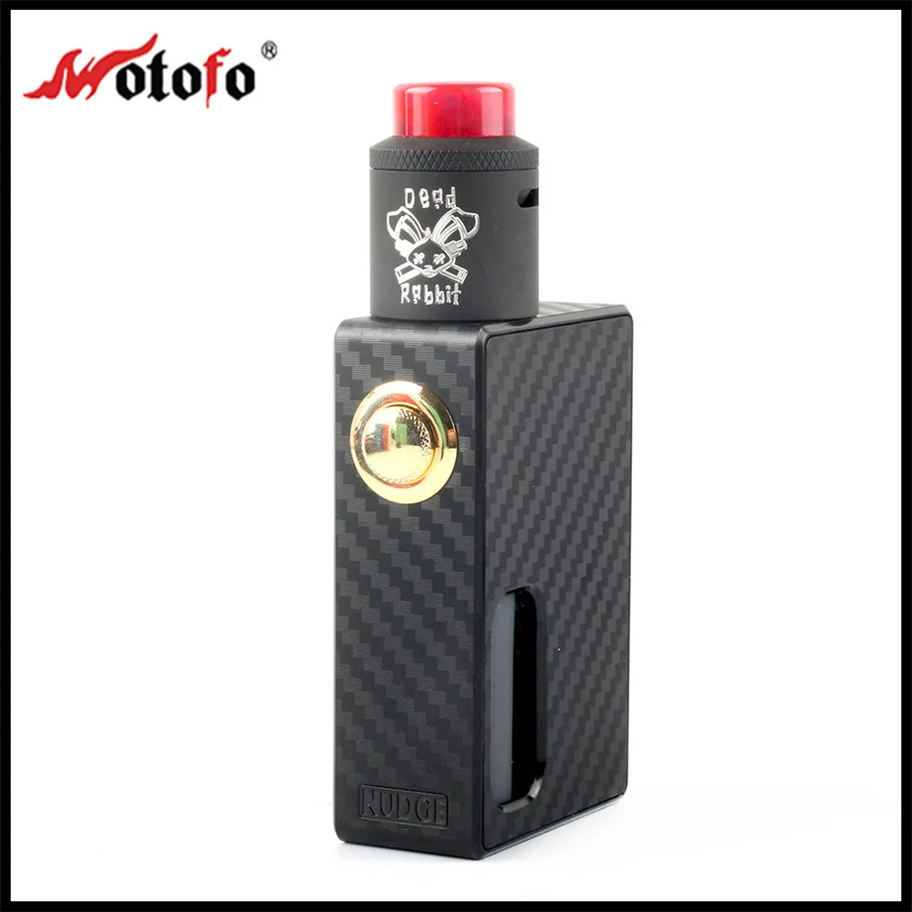 Electronic Cigarette Wotofo Nudge Dead Rabbit 24mm Diameter Full Kit NUDGE Squonk Box Mod with Dead Rabbit BF RDA Atomizer Tank Electronic Cigarette Wotofo Nudge Dead Rabbit 24mm Diameter Full Kit NUDGE Squonk Box Mod with Dead Rabbit BF RDA Atomizer Tank