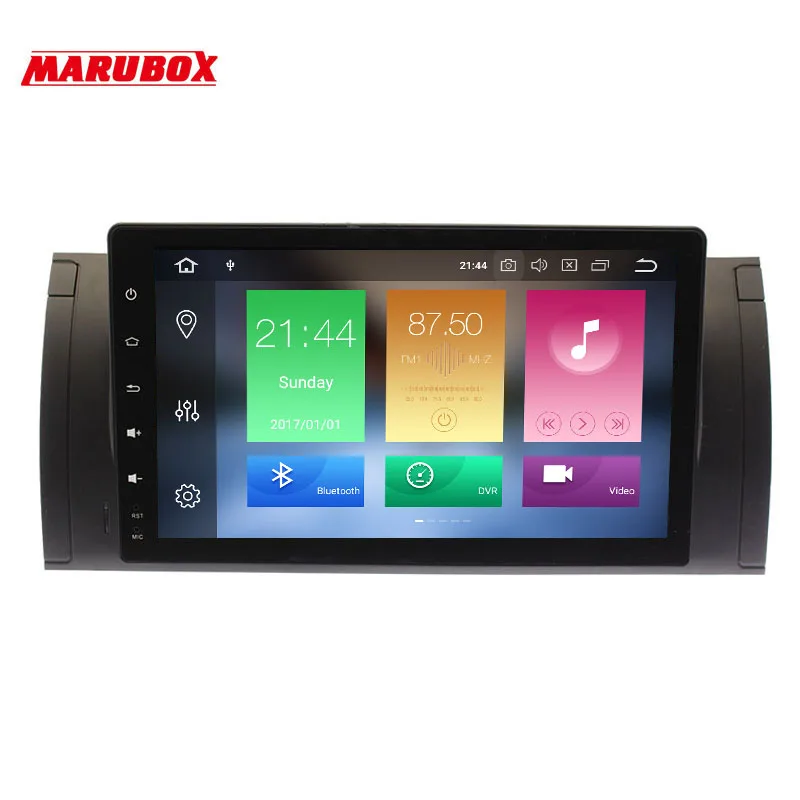 Мультимедийный проигрыватель Marubox 9A901PX5 для BMW E53 X5 00 06/E39 96 03 Android 9 8 ядер 4 Гб ОЗУ 32