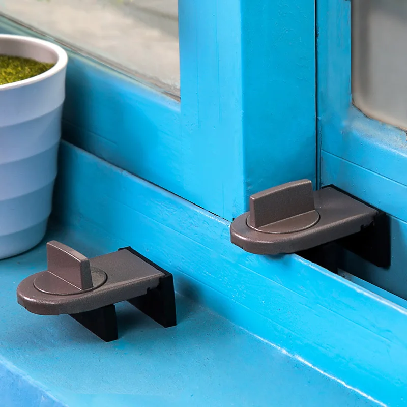 

Sliding Window Anti-theft Lock Stopper Children Safety Protection For Cabinet Doors GQ999