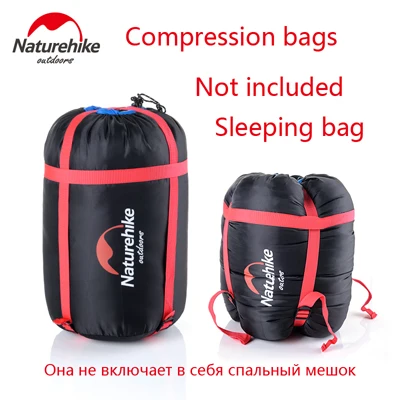 Naturehike компрессионные вещи мешок для спальный мешок NH60A060-C - Цвет: Black