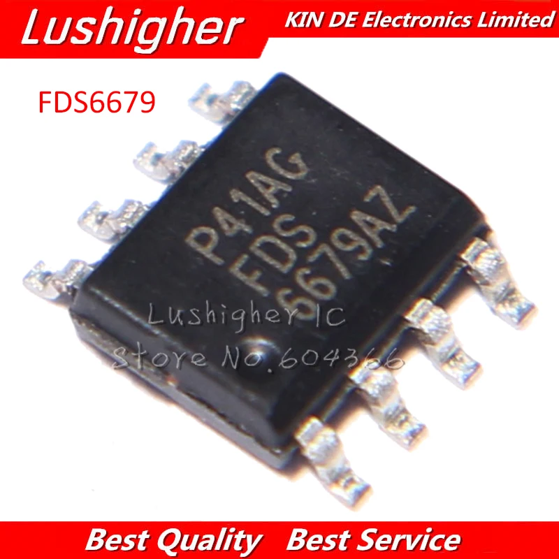 10pcs FDS6679AZ SOP8 FDS6679 P CH 30V 13A MOSFET Novo Original|p-ch ...